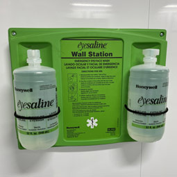 Eyesaline wall eye wash station 32 oz