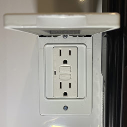 GFCI outlet on the exterior