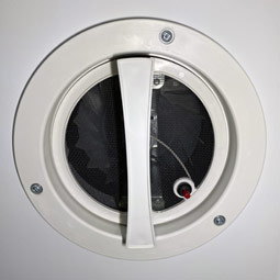 Restroom vent fan