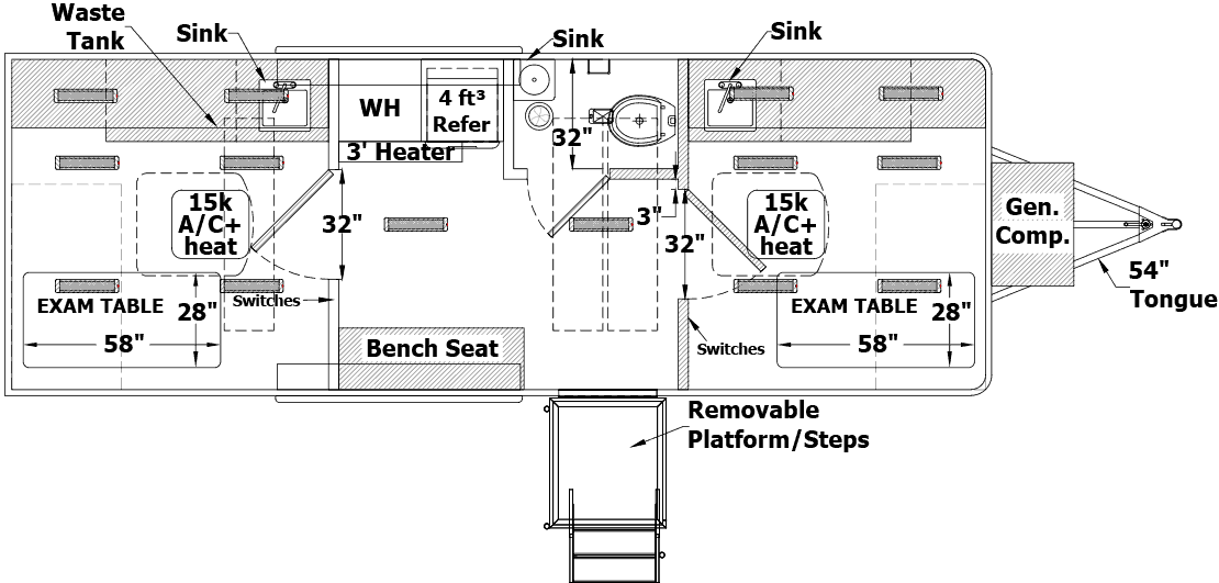 CargoMate 2 Exam Room Floorplan