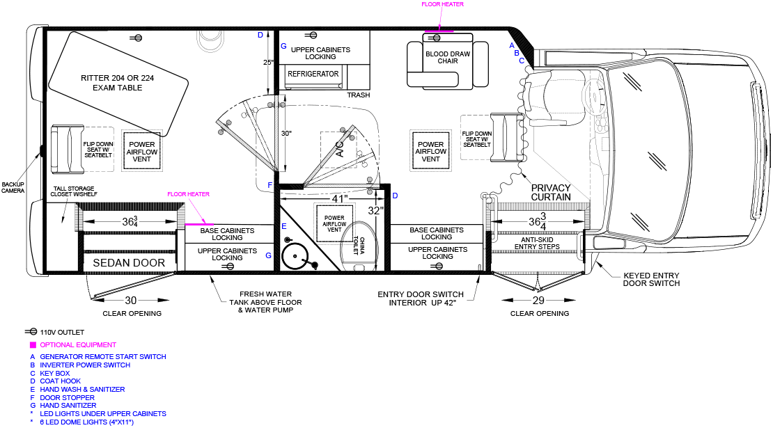 1 Exam Room 2 Entrance Doors Floorplan