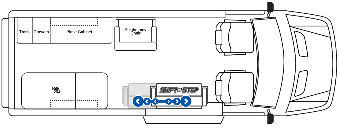 RAM Electric Promaster with-Shift-N-Step Floorplan
