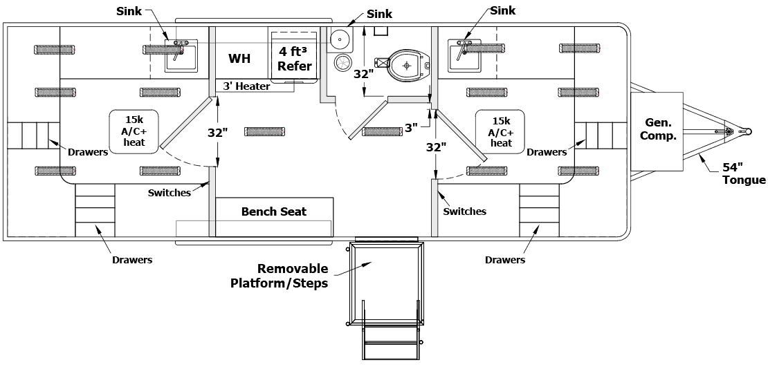 CargoMate 2 Lab Room Floorplan